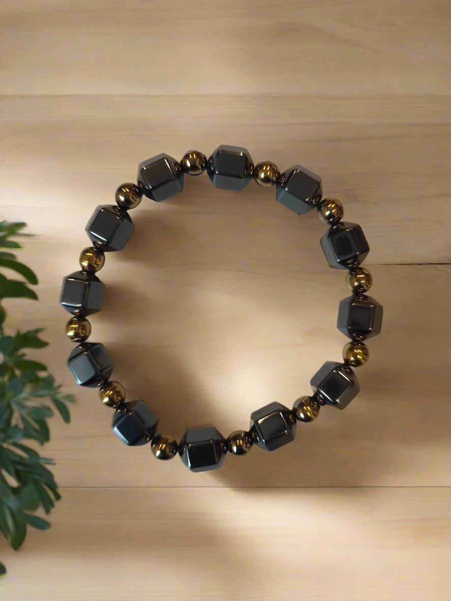 Golden Pyrite - Hemalite