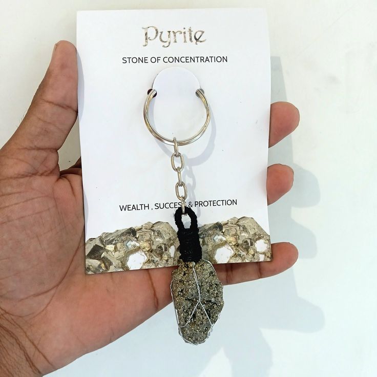 Pyrite Keychain