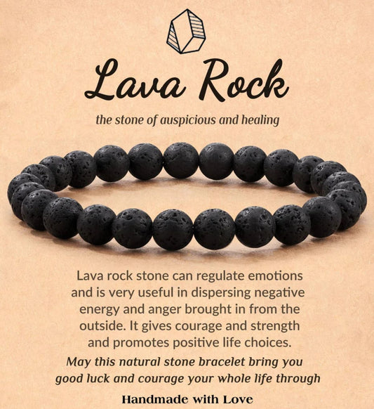 Lava Rock Bracelet