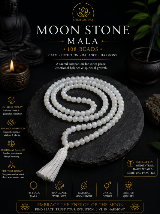 Moon Stone Mala