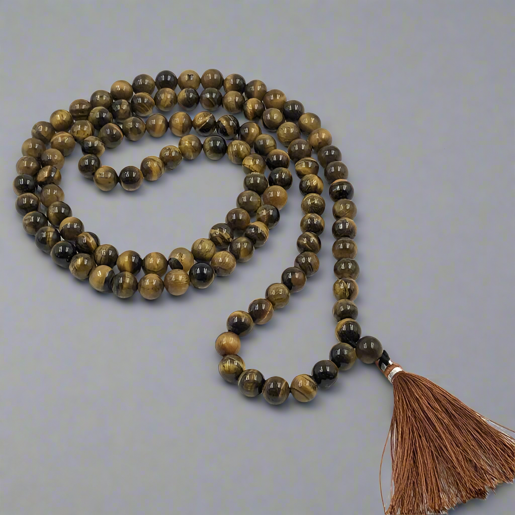 Tiger Eye Mala 54 beads