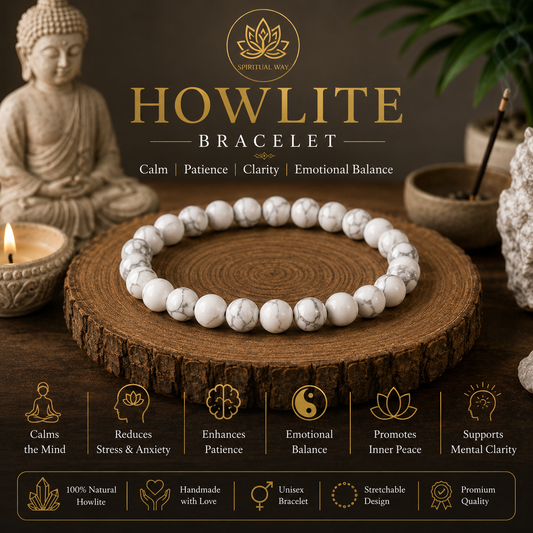 Howlite bracelet
