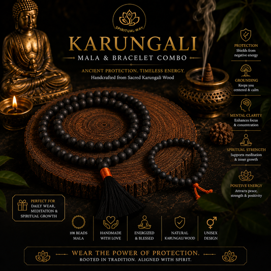 Karungali mala + karungali Bracelet combo offer