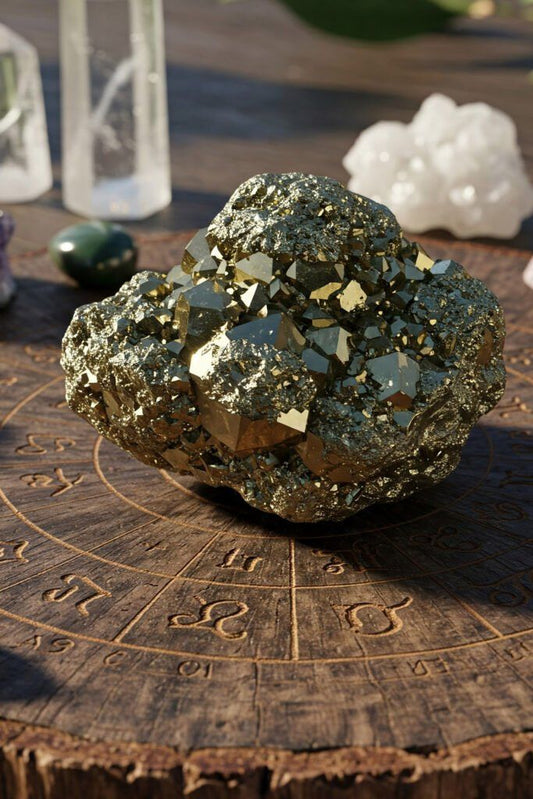 Pyrite cluster