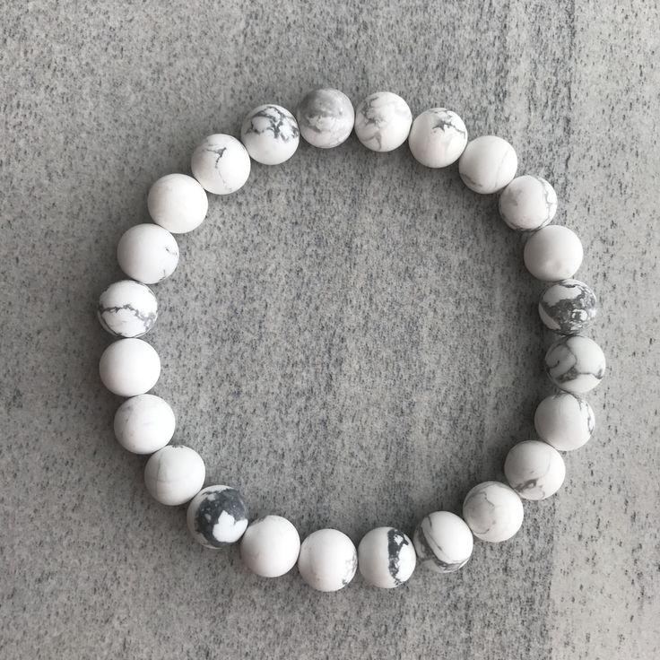 Howlite bracelet